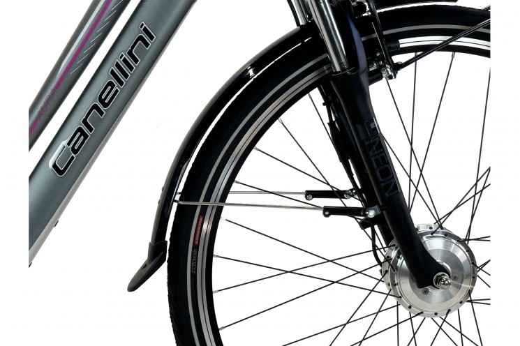 E-bike Aura Grau Fuxia 2