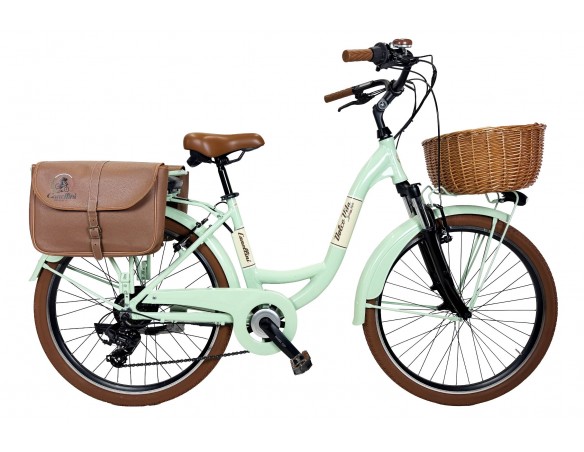 Venere Dolce Vita E-Bike Hellgrun mit...