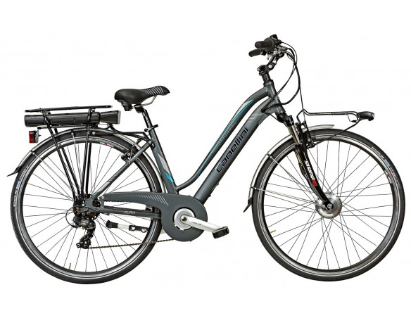 E-bike Aura Grau Blue