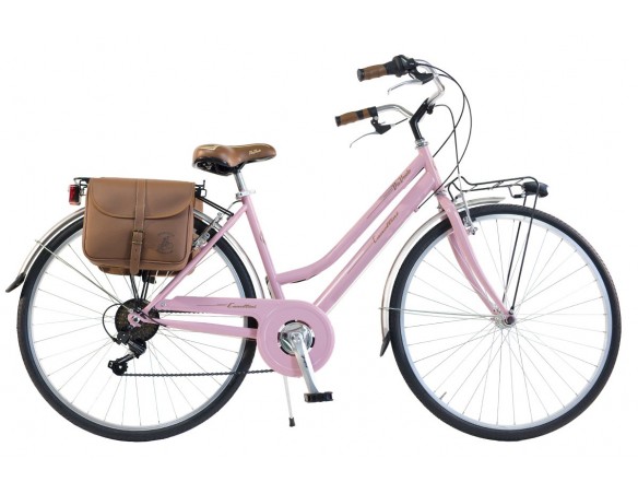 Retrò Donna Acciaio Rosa con borse