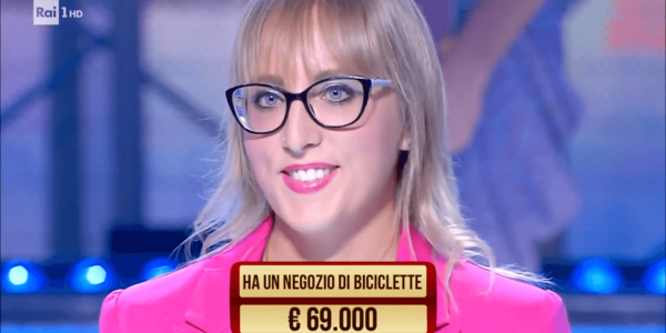 Federica present at an episode of “I Soliti Ignoti” presented by Amadeus on Rai 1