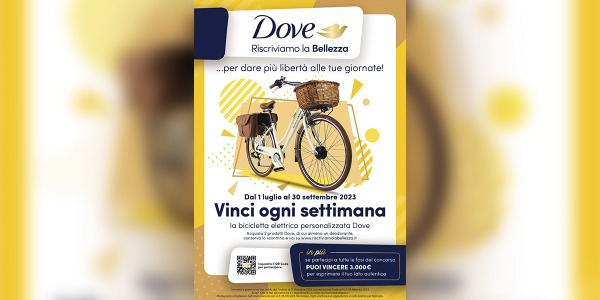 Concorso a premi Dove: vinci una E-Bike Dolce Vita by Canellini
